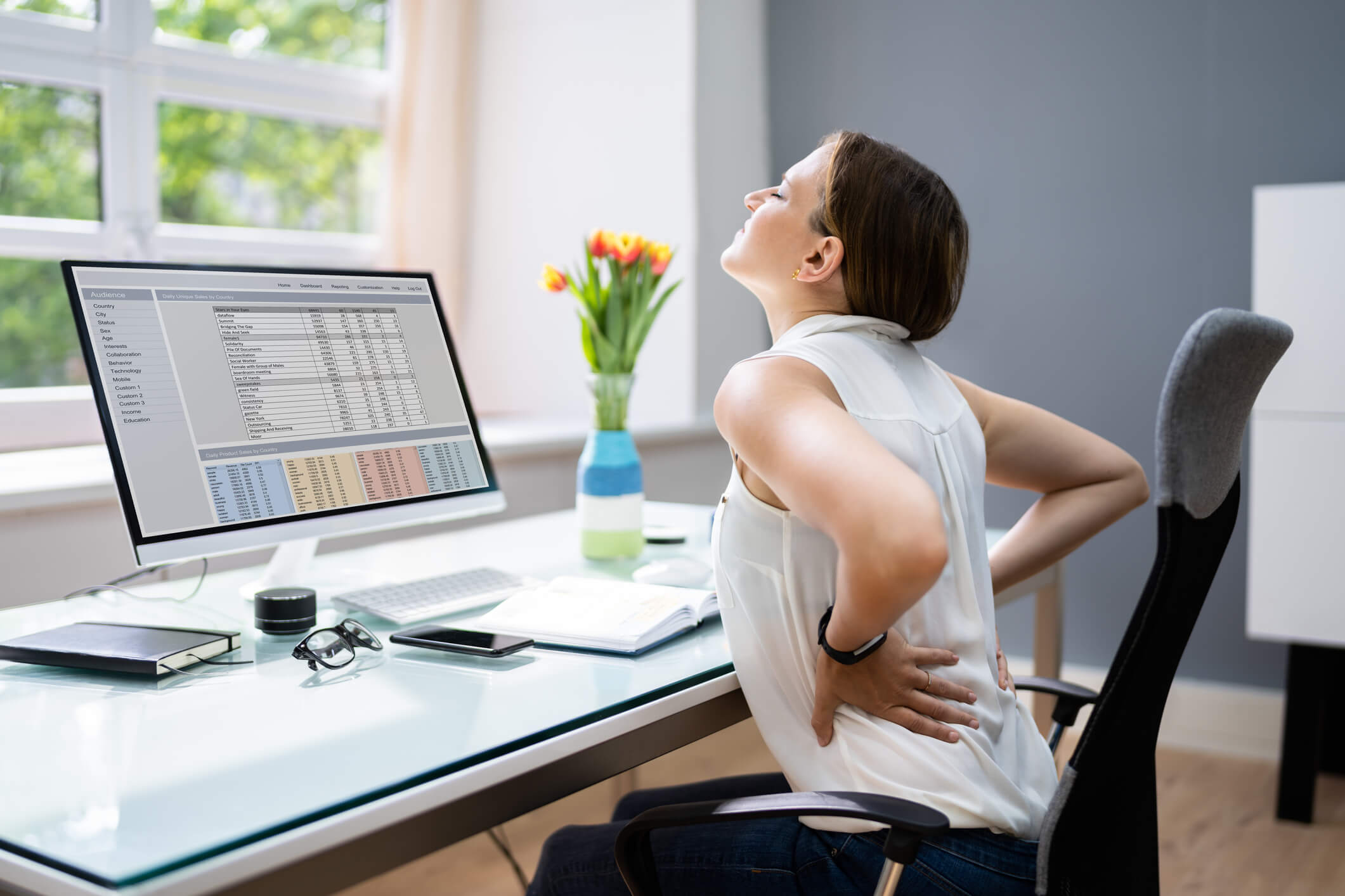 Mal di schiena da lavoro osteopata Verona San Giovanni Lupatoto